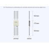 COMFAST WA‑937 Ponto de Acesso Wi‑Fi 6 AX3000 Exterior – Banda Dupla, PoE, IP67