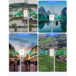 COMFAST WA‑937 Outdoor Wi‑Fi 6 AX3000 Access Point – Dual‑Band, PoE, IP67
