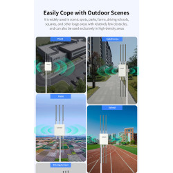 COMFAST WA‑937 Outdoor Wi‑Fi 6 AX3000 Access Point – Dualband, PoE, IP67