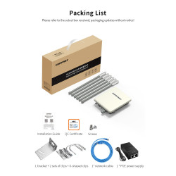 COMFAST WA‑937 Ponto de Acesso Wi‑Fi 6 AX3000 Exterior – Banda Dupla, PoE, IP67