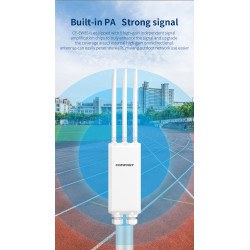 COMFAST CF-EW85 Punto de Acceso Exterior de Banda Dual 1300 Mbps (IP66, PoE)