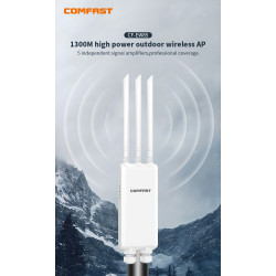 COMFAST CF-EW85 Ponto de Acesso Exterior Dual-Band 1300 Mbps (IP66, PoE)